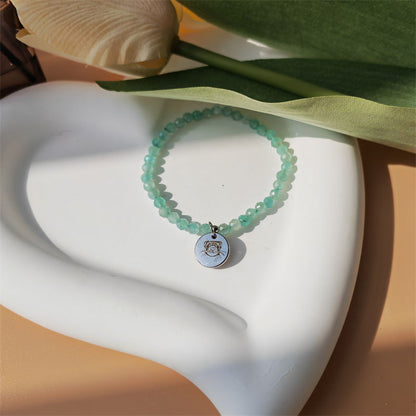 Amazonite Energy Bracelet (Personalized Pet Portrait)