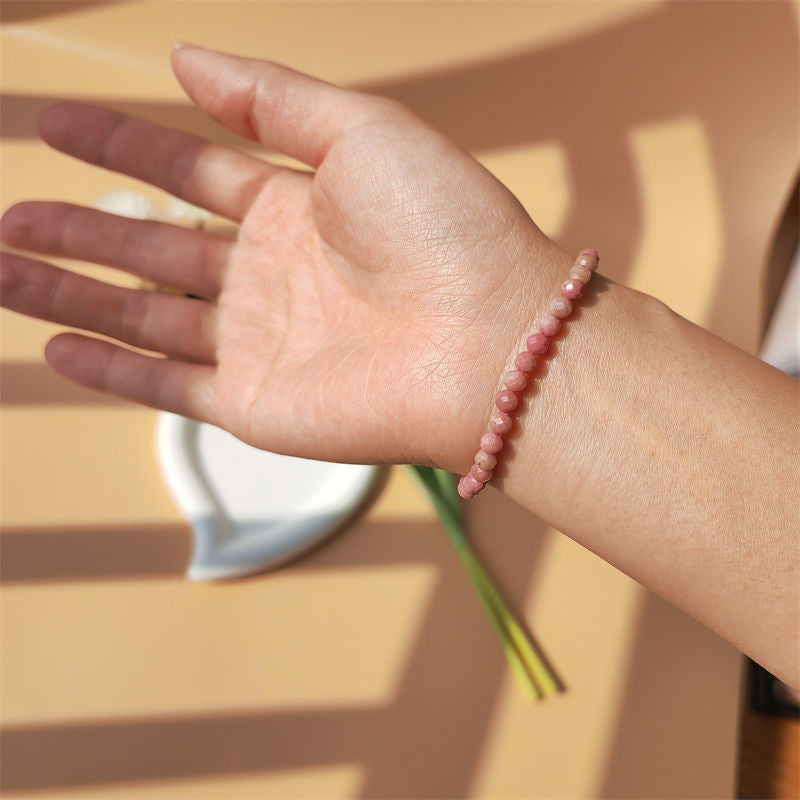 Rhodonite Energy Bracelet (Personalized Pet Portrait)