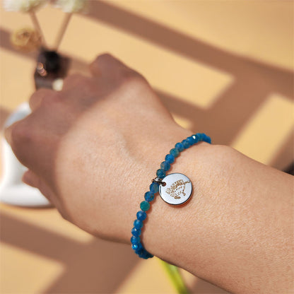 Apatite Energy Bracelet (Personalized Pet Portrait)