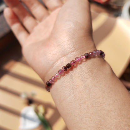 Real Amethyst Energy Bracelet (Personalized Pet Portrait)