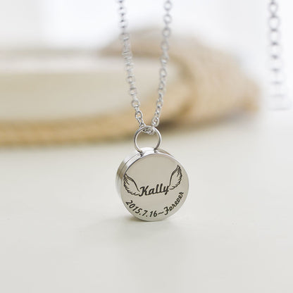 Custom Pet Face Necklace™ with Memorial Fur